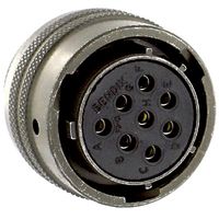 AMPHENOL INDUSTRIAL PT06E16-8S Circular Connector, PT Series, MIL-DTL-26482 Series I, Straight Plug, 8 Contacts, Solder Socket