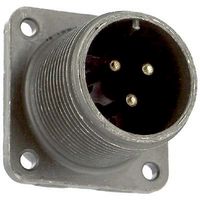 AMPHENOL INDUSTRIAL MS3102A16-10P-RES Circular Connector, MIL-DTL-5015 Series, MS3102 Series, Box Mount Receptacle, 3 Contacts