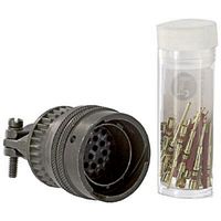 AMPHENOL INDUSTRIAL MS3126F16-26P Circular Connector, MIL-DTL-26482 Series I, MS3126 Series, Straight Plug, 26 Contacts, Crimp Pin