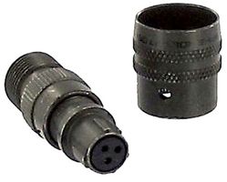 AMPHENOL INDUSTRIAL PT06A-8-2S Circular Connector, PT Series, MIL-DTL-26482 Series I, Straight Plug, 2 Contacts, Solder Socket