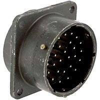 AMPHENOL INDUSTRIAL PT02A-20-27P Circular Connector, PT Series, MIL-DTL-26482 Series I, Box Mount Receptacle, 27 Contacts