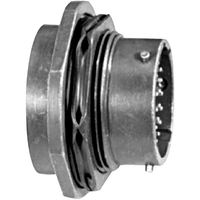 AMPHENOL INDUSTRIAL PT07E-8-2P Circular Connector, PT Series, MIL-DTL-26482 Series I, Jam Nut Receptacle, 2 Contacts, Solder Pin