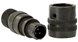 AMPHENOL INDUSTRIAL PT06A-8-3P Circular Connector, PT Series, MIL-DTL-26482 Series I, Straight Plug, 3 Contacts, Solder Pin