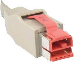 AMPHENOL COMMUNICATIONS SOLUTIONS 74233-100LF USB Connector, USB Type A, USB 2.0, Plug, 8 Positions, Cable Mount
