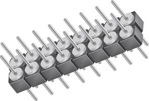 SAMTEC TD-106-G-A Pin Header, Precision Machined Terminal, Board-to-Board, 2.54 mm, 2 Rows, 12 Contacts, Through Hole
