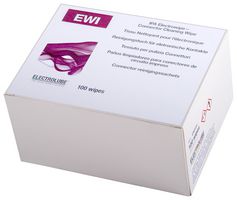 ELECTROLUBE EWI100 Wipe, Chemical, Lint Free, 100 Pack