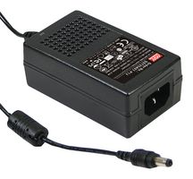 MEAN WELL GST25A12-P1J AC/DC Power Supply, ITE, 1 Output, 25 W, 12 V, 2.08 A
