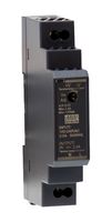 MEAN WELL HDR-15-12 AC/DC DIN Rail Power Supply (PSU), Ultra Slim, ITE, 1 Output, 15 W, 12 V, 1.25 A