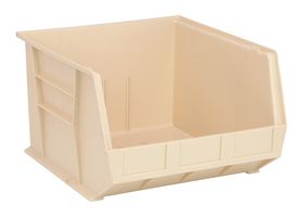 QUANTUM STORAGE QUS270IV Storage Bin, Ivory, 11 " X 16.5 " X 18 "