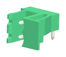 AMPHENOL ANYTEK EU0270500000G Terminal Block, Header, 5 mm, 2 Positions, 20 A, 300 V, Through Hole Right Angle