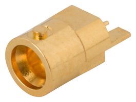 AMPHENOL SV MICROWAVE 3211-60492 RF / Coaxial Connector, Smooth Bore, SMPM RP Coaxial, Edge Launch Plug, Solder, 50 ohm