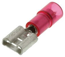 HOFFMAN PRODUCTS FNDDF2216T-250A Quick Disconnect Terminal, FNDDF Series, Female Quick Disconnect, 6.35mm x 0.81mm, 0.25" x 0.032"