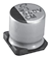 NICHICON UCM1C681MNL1GS SMD Aluminum Electrolytic Capacitor, Radial Can - SMD, 680 µF, 16 V, 2000 hours @ 105°C, Polar