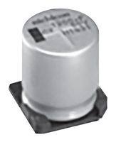 NICHICON UCZ1H101MCL1GS SMD Aluminum Electrolytic Capacitor, Radial Can - SMD, 100 µF, 50 V, 4.5 ohm, 3000 hours @ 125°C