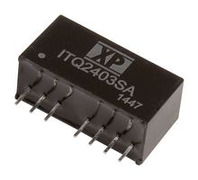 XP POWER ITQ2403SA-H Isolated Through Hole DC/DC Converter, ITE, SIP, 4:1, 6 W, 1 Output, 3.3 V