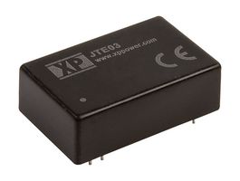 XP POWER JTE0324D24 Isolated Through Hole DC/DC Converter, ITE, DIP, 4:1, 3 W, 2 Output, 24 V