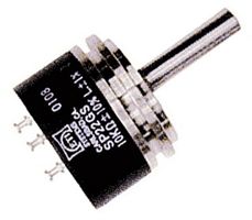 ETI SYSTEMS SP30S-10K Rotary Potentiometer, Conductive Plastic, 10 kohm, 1 Turns, Linear, 1.5 W, SP30S Series