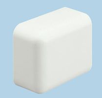 PANDUIT ECF5EI-E Raceway Duct Fitting, End Cap, ABS (Acrylonitrile Butadiene Styrene), Ivory, 41.2 mm, 27.6 mm