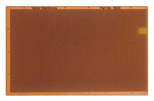 VECTOR ELECTRONICS 8020J1 PCB, Plugboard, Pre-Etched, Epoxy Glass Composite, 1.57mm, 100mmx160mm