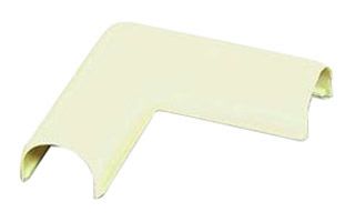 LEGRAND WIREMOLD 311 Raceway Duct Fitting, Right Angle Flat Elbow, PVC (Polyvinylchloride), Ivory, 12.7 mm, 8.89 mm