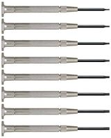 MOODY TOOLS 58-0276 Driver Set, 8Pcs, T-3, T-4, T-5, T-6, T-7, TR-8, T-9, TR10 Inter Star Drivers & Handle