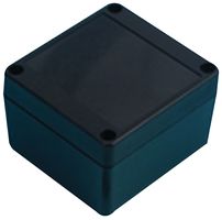 BOX ENCLOSURES BEN-20PBLK Plastic Enclosure, IP65, NEMA 4, Wall Mount, Polycarbonate, 85.1 mm, 80 mm, 55 mm, IP65