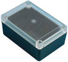 BOX ENCLOSURES BEN-30PCBLK Plastic Enclosure, IP65, NEMA 4, Wall Mount, Polycarbonate, 125 mm, 85 mm, 55 mm, IP65