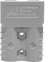 ANDERSON POWER PRODUCTS P6810G1 Connector Housing, Chemical Resistant, Grey, SB120 Series, Hermaphroditic, 2 Positions
