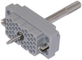 EDAC 516-038-000-401 Connector Housing, Grey, Actuating Screw & Polarizing Hardware, 516 Series, Receptacle