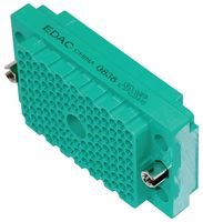 EDAC 516-120-000-202 Connector Housing, Green, Actuating Screw & Polarizing Hardware, 516 Series, Receptacle