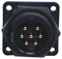 SWITCHCRAFT/CONXALL 14282-18PG-300 Circular Connector, Sealed Circular Connector, Maxi-Con-X Series, Panel Mount Receptacle