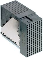 TE CONNECTIVITY 1934224-1 Connector, Z-PACK TinMan Series, 40 Contacts, 1.4 mm, Receptacle, Through Hole, 12 Rows