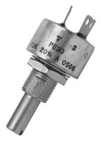 VISHAY PE30L0FG102MAB Rotary Potentiometer, Cermet, 1 kohm, 1 Turns, Linear, 3 W, ± 20%, PE30 Series