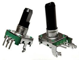 TT ELECTRONICS / BI TECHNOLOGIES EN12-HS11AF25 Rotary Encoder, Mechanical, Incremental, 12 PPR, 12 Detents, Horizontal, With Push Switch