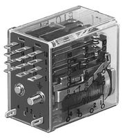 POTTER&BRUMFIELD - TE CONNECTIVITY R10E1L4115 Power Relay, 4PDT, 115 VAC, 500 mA, R10 Series, Socket, Non Latching
