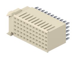AMPHENOL COMMUNICATIONS SOLUTIONS HM2S03PE5101N9LF Connector, FCI Millipacs Series, 55 Contacts, 2 mm, Receptacle, Press Fit, 5 Rows