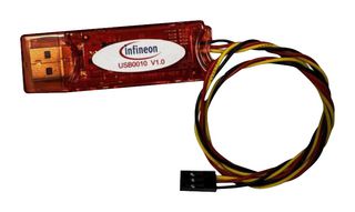 INFINEON USB0010TOBO1 Dongle, USB to I2C Interface, 5V, XDP Designer GUI V2.0 System Board