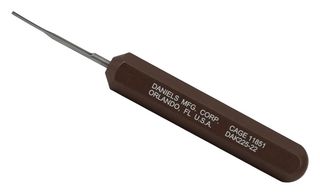 DANIELS DAK225-22 Insertion Tool, #22, Metal, Circular Connector Contacts