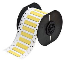 BRADY B33-250-2-342YL Wire Marker, Heat Shrinkable Sleeve, Blank (No Legend), PO (Polyolefin), Yellow, 11.15mm x 50.8mm