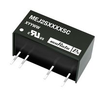 MURATA POWER SOLUTIONS MEJ2S0505SC Isolated Through Hole DC/DC Converter, Medical, SIP, 1:1, 2 W, 1 Output, 5 V