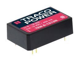 TRACO POWER TEN 6-4811N Isolated Through Hole DC/DC Converter, ITE, DIP, 2:1, 6 W, 1 Output, 5 V