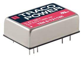 TRACO POWER TEN 8-7211WI Isolated Through Hole DC/DC Converter, ITE, DIP, 4:1, 8 W, 1 Output, 5 V