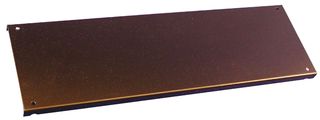 HAMMOND RMCP7BK Panel, Front / Rear, 17" Width, 4U, Aluminium, Black, RMCS190713BK1, RMCV190713BK1, 178 mm