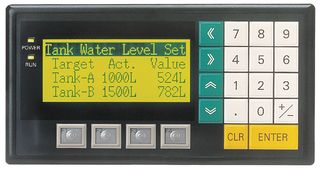 OMRON INDUSTRIAL AUTOMATION NT11-SF121-EV1 Programmable Terminal, NT11 Series, Ten Key, 24 Vdc, 10 W, Beige Frame, IP65