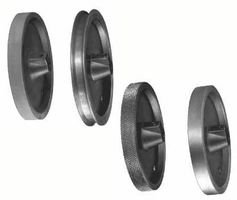 VEEDER ROOT 15537-070 Measuring Wheel, Mechanical Counters, Rubber, 1 ft Circumference, 1/2" wide, 0.251" centre bore