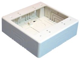 PRO POWER 8443-0523 Raceway Duct Fitting, Junction Box, PVC (Polyvinylchloride), Ivory, 124.714 mm, 122.682 mm, 38.1 mm