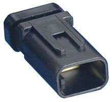 AMP - TE CONNECTIVITY 776430-2 Connector Housing, Gray, AMPSEAL Series, Receptacle, 3 Positions, 4.5 mm, AMPSEAL 16 Connectors
