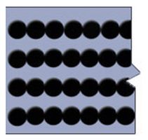BRADY QD-25-BL Label, Quik Dots®, Self Adhesive, 6.35mm Dia, Vinyl, Blue