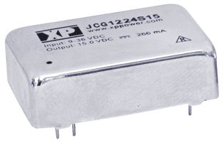 XP POWER JCG1224S2V5 Isolated Through Hole DC/DC Converter, ITE, DIP, 2:1, 12 W, 1 Output, 2.5 V