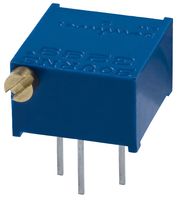 BOURNS 3299P-1-101LF Trimmer, Multi Turn, Cermet, Side Adjust, 100 ohm, Through Hole, 25 Turns